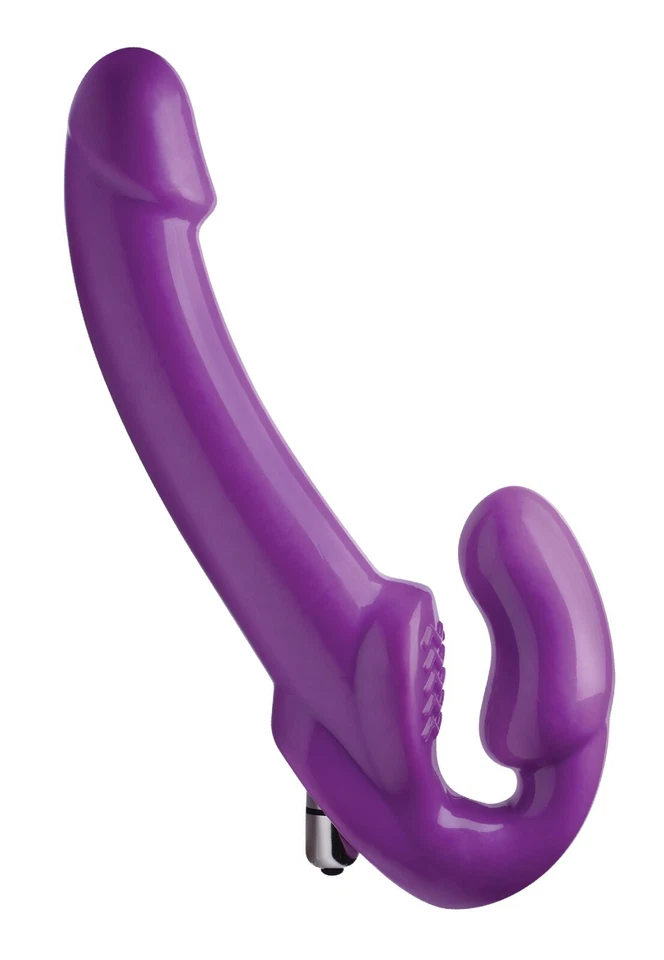 Revolver-Vibrating-Strapless-Strap-on-Vaginal-Clitoral-G-spot-Dildo-Lesbian - Image 3 of 4