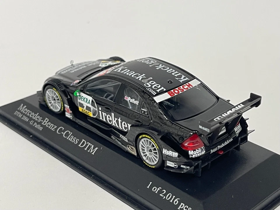 Coche 1/43 Minichamps Mercedes C DTM 2004 Team AMG G.Paffett #7 400043407 CS784 Foto 2 de 4