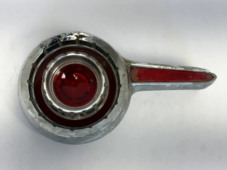 1962 Dodge Lancer Right Passenger Side Turn Signal Taillight Bezel 2189460 NOS. - Image 3 of 4