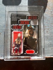 Vintage 1983 Star Wars Graded AFA 80 Yak Face Tri Logo figure Palitoy 77 figure