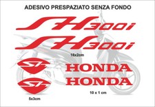 ADESIVI SH 300 I HONDA kit stickers decals scooter casco sport pvc logo carena
