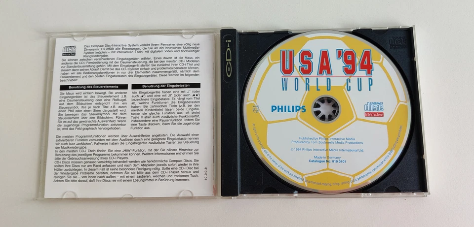 USA '94 World Cup Interactive  Philips CDI Cd-i Videogame Gaming RegionFree - Image 2 of 3