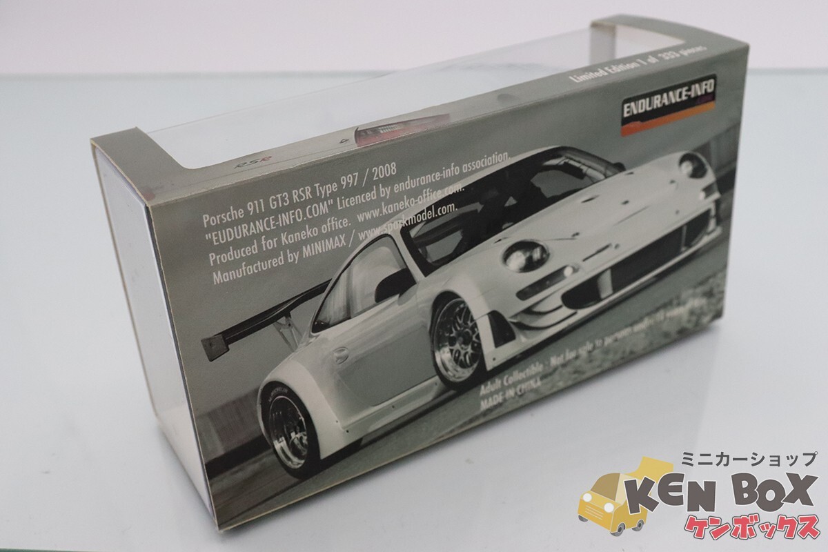 1/43 Spark Porsche 911 GT3 RSR Type 997 2008 Limited To 333