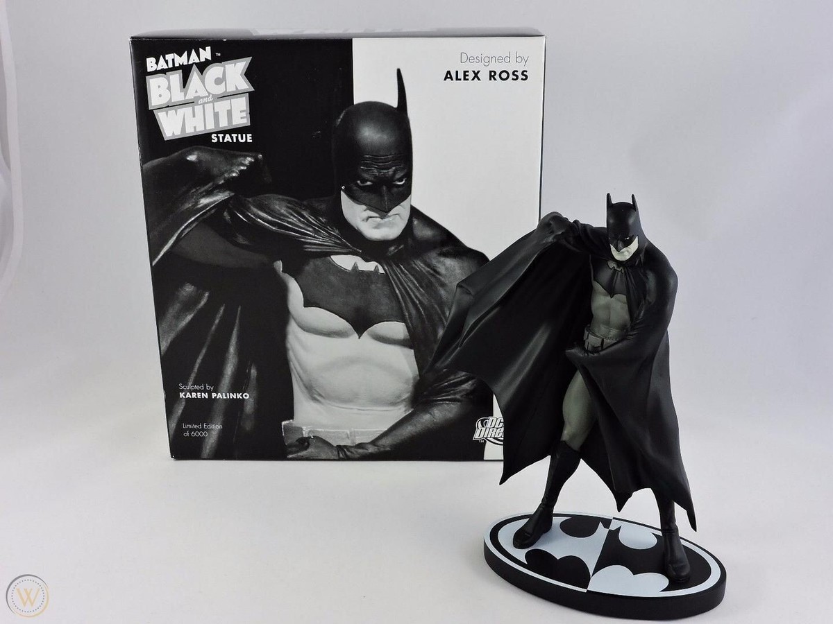 Batman Black & White フィギュア DC Direct Batman Black & White Statue Alex Ross Karen