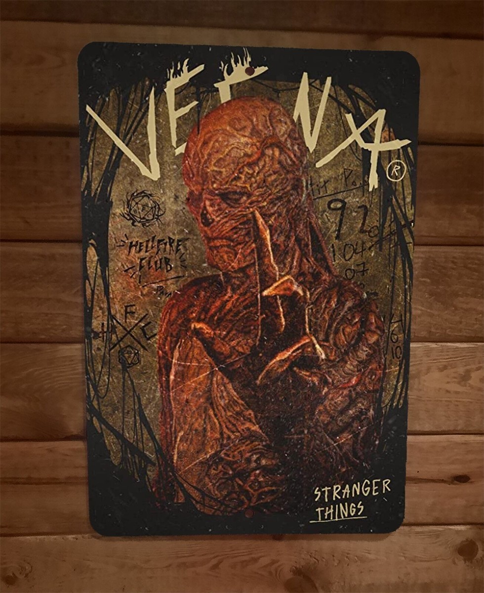 Vecna Stranger Things 8x12 Metal Wall Sign Poster | eBay