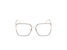 Tod's TO5272 069 Burgundy Gold Metal Butterfly Style Eyeglasses Frame 56-14-140
