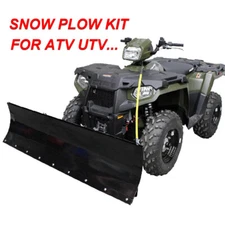 45 Inch Snow Plow Heavy Duty Universal Steel Blade Adjustable Kit for ATV UTV