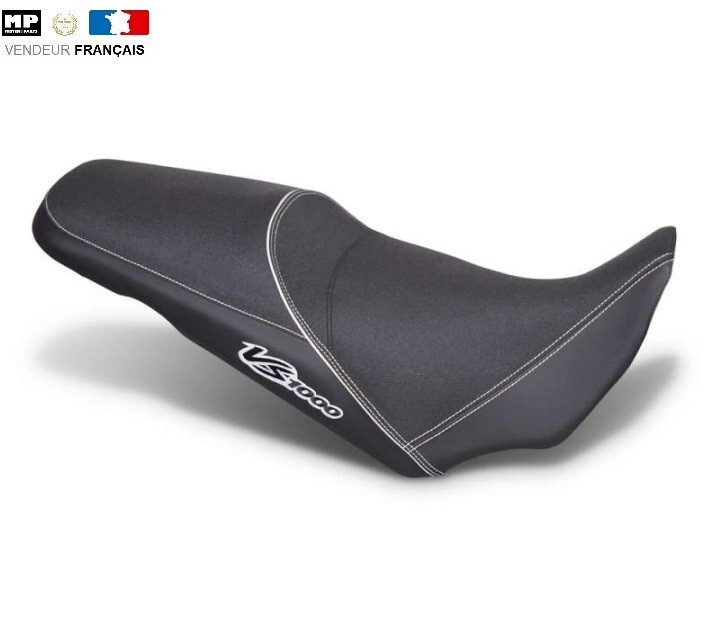Selle confort SHAD Suzuki DL 1000 V-Strom dès 2014 finition haut de gamme surpiquée
