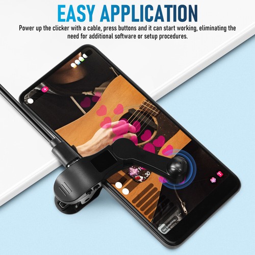 Mobile Phone Clicker Screen For Broadcasting Portable Smartphone Tool - 第 7/11 張圖片