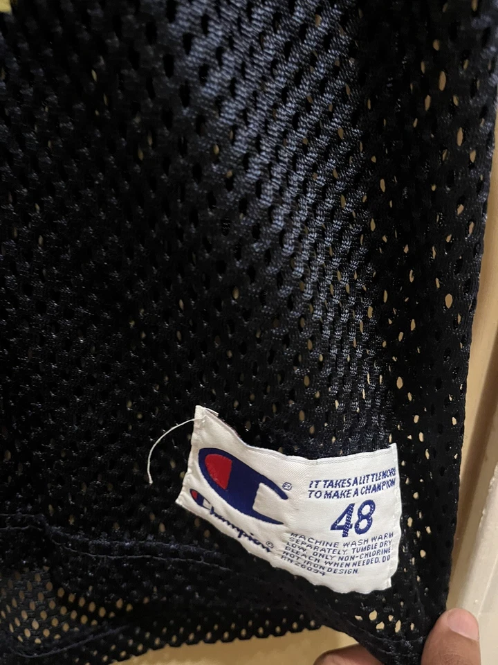 VINTAGE CHAMPION MESH NOTRE DAME IRISH FOOTBALL JERSEY - SIZE 48 - Image 3 of 4