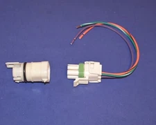 GM Transmission 3 Prong Square Case Connector & Harness 700R4 2004R TH250 TH350C