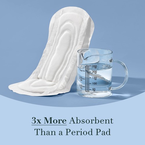 Rael Incontinence Pads for Women, Organic Cotton Cover - Postpartum Essential... - 第 6/9 張圖片