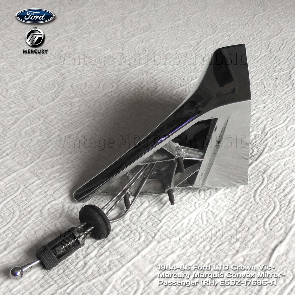 1984-1986 Ford LTD Mercury Marquis TAMANHO COMPLETO espelho remoto lateral direito E5DZ-17696-A - Imagem 3 de 4