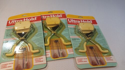 Set of 3 Ultra-Hold strong Organizer Brooms, Mops Laundry Room, Garage Shed CC - Picture 2 of 3