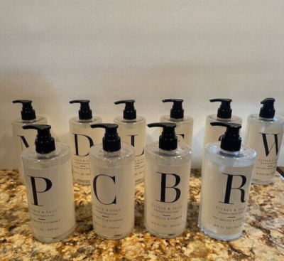 CITRUS & SAGE PUMP HAND SOAP BONUS SIZE TREE TEA OIL