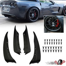 Front And Rear Mud Flaps Molded Splash Guards Fit 2005-2013 C6 Corvette Front And Rear Mud Flaps Molded Splash Guards Fit 2005-2013 C6 Corvette