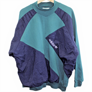 D62 Antigo logotipo Adidas suéter moletom Gola Careca Trevo Masculino Tamanho Grande | eBay