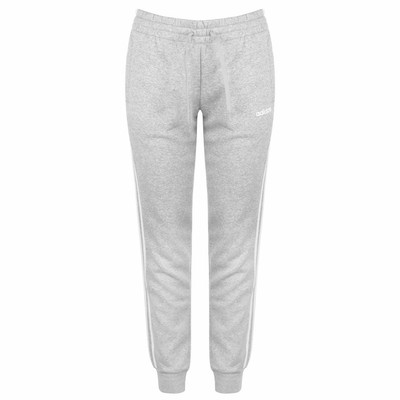 adidas 3 stripe joggers grey