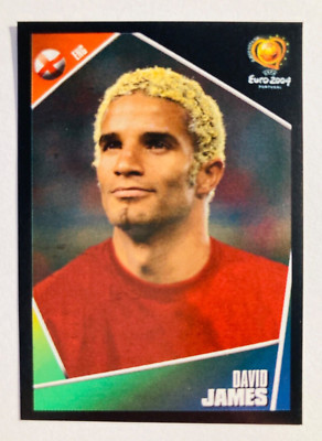 2004 Panini UEFA EURO Portugal # 117 David James England  sticker