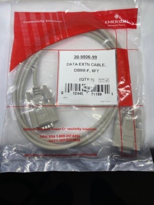 Emerson Network power Cable DB9M-F, 6 Ft.