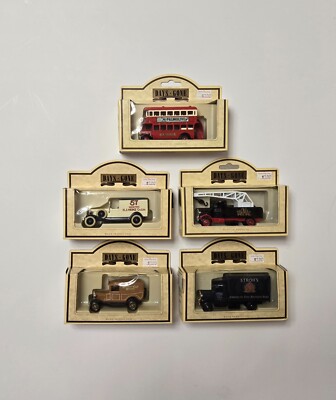 Lledo, Days Gone, Vintage Models, 5- Diecast Trucks, Bundle, Original Boxes