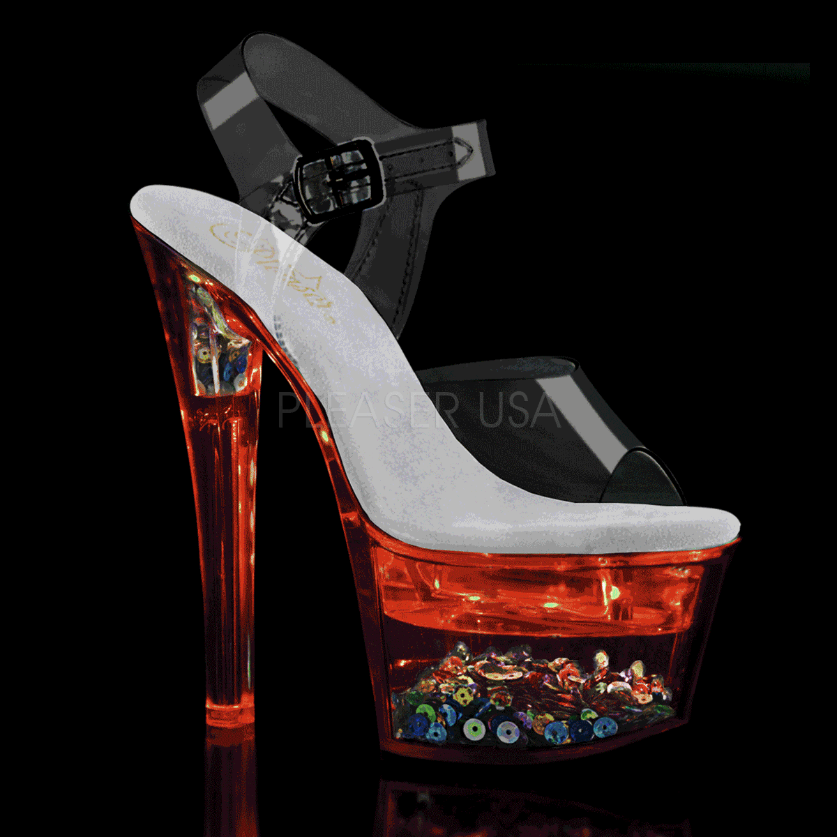 Flashdance - 708SQ 7 Luz Con Lentejuelas Pole Dance Correa De Tobillo Plataforma Sandalia Flashdance - 708SQ 7 Luz Con Lentejuelas Pole Dance Correa De Tobillo Plataforma Sandalia Entrega gratuita y rápida disponible.