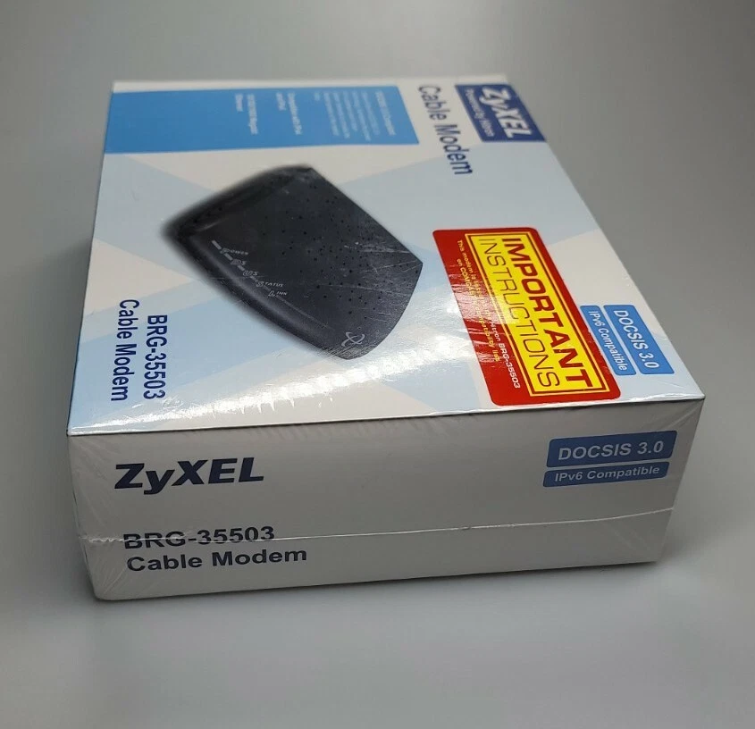 ZyXEL DOCSIS 3.0 lPv6 Compatible Cable Modem w/ 4x4 Channel Bonding BRG-35503 - Image 3 of 3