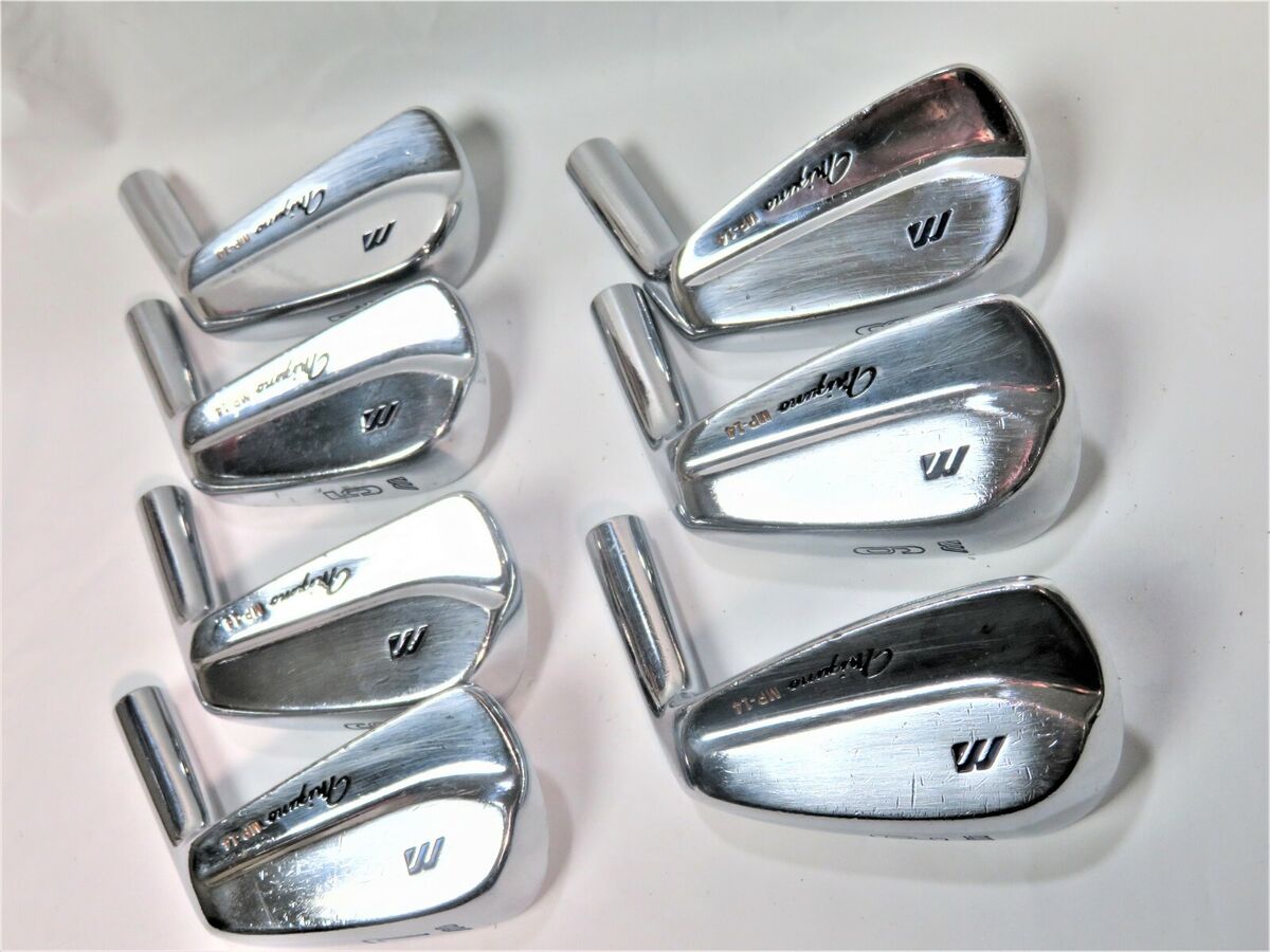 best offer Mizuno MP-14 7PC Head Only IRONS SET GOLF PARTS best offer Mizuno MP-14 7PC Head Only IRONS SET GOLF PARTS