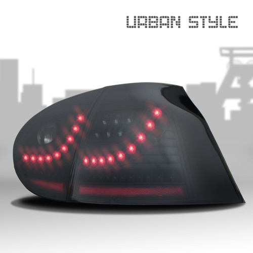 Original JOM URBAN LED Rückleuchten Schwarz Smoke für VW Golf 5 V MK5 Limo SET - Picture 4 of 6