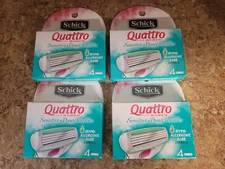 Schick Quattro Sensitive Razor 16 Cartridges Women Quatro