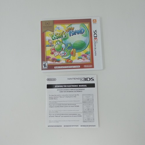 Yoshi's New Island Case and Artwork ONLY NO GAME Nintendo 3DS eBay