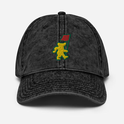 Grateful Dead Dancing Bear Masters Golf Trucker Hat Direct Embroidery Retro 70s Grateful Dead Inspired Dancing Bear Masters Hat Trucker  main image 4