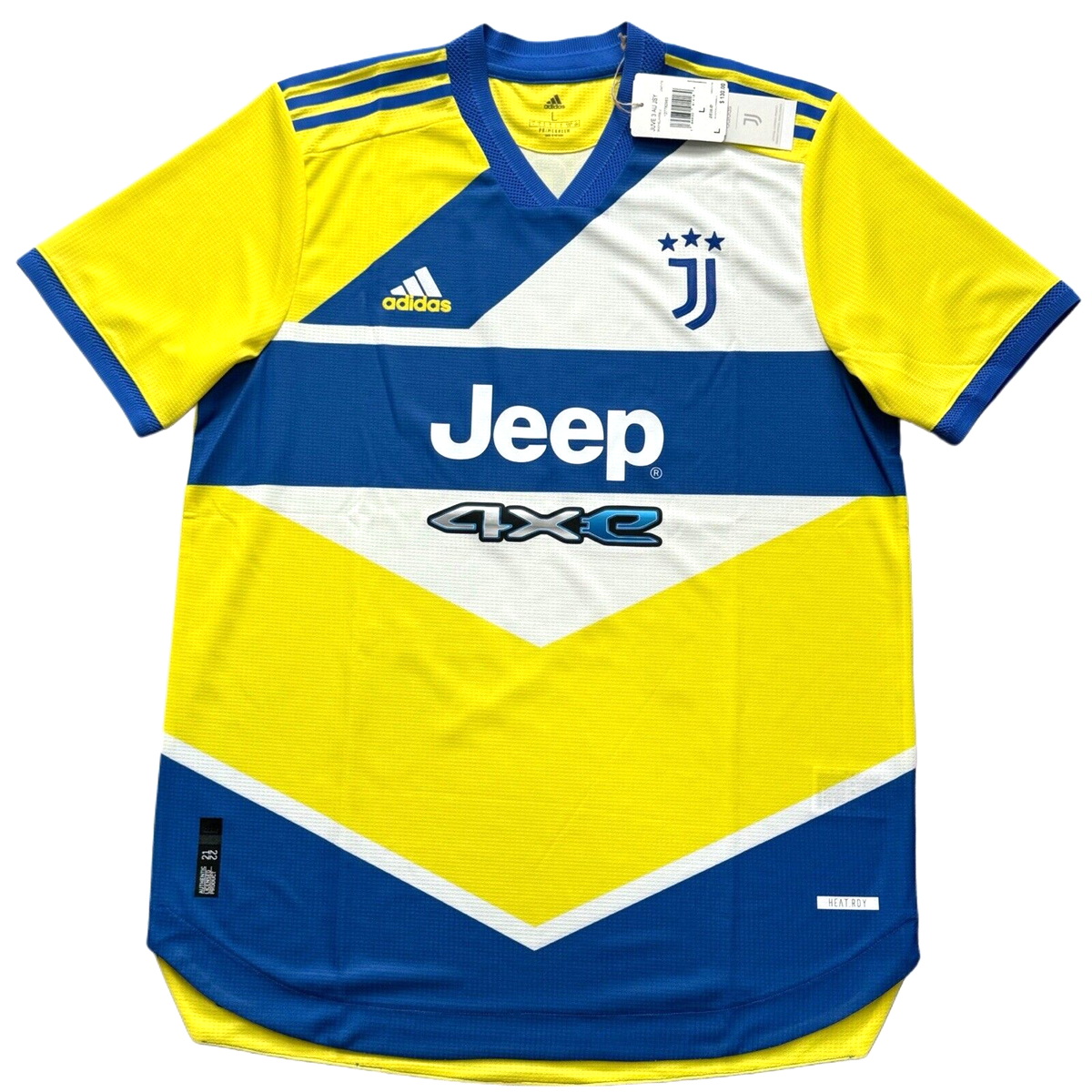 2021/22 Juventus Authentic Third Jersey #7 Ronaldo Large Adidas