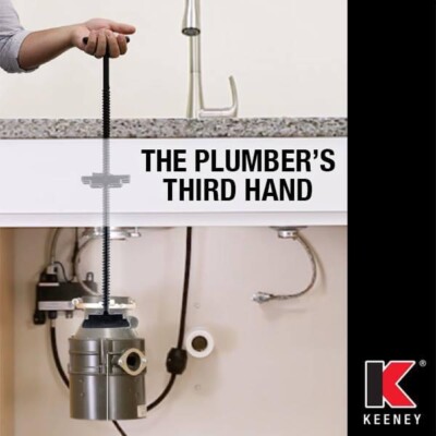 Plumber s Third Hand 25'' Tool For Under Sink Garbage Disposal Garburator 3rd