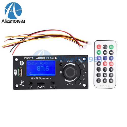 12V MP3 Decoder Board Bluetooth FM Audio Module WMA WAV with Remote Control - Picture 12 of 34