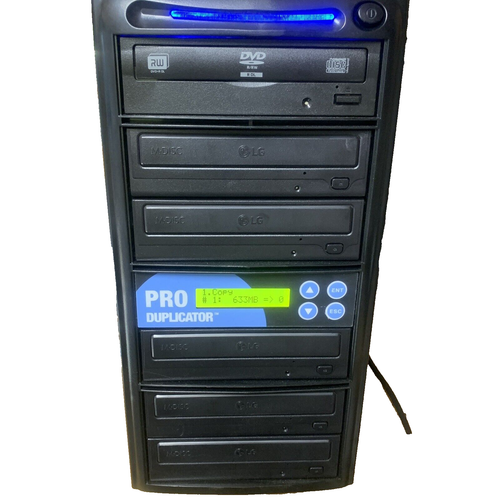 ProDuplicator CD/DVD 1 to 5 M DISC Duplicator Standalone Burner Tower LG Drives - 第 1/15 張圖片