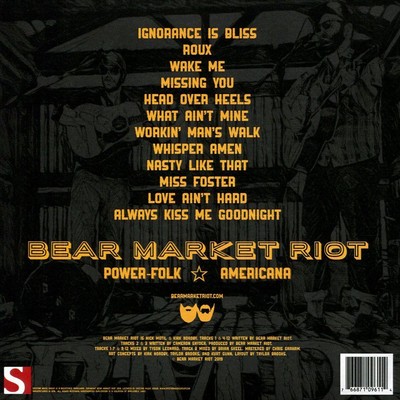 BEAR MARKET RIOT - POWER - FOLK AMERICANA NEW CD