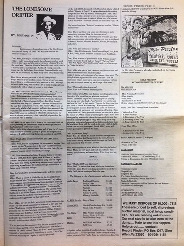 The Record Finder -No.122-Jun-Jul 1996 - Duro To Find US Periódico Para Vinilo - Imagen 3 de 4