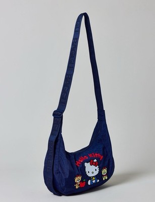 新品未使用 Baggu ハローキティ刺繍ボディバッグ ネイビー 新品未使用