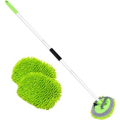 Cepillo de Limpieza para Coche 157 CM con Mango de Aluminio Color Verde