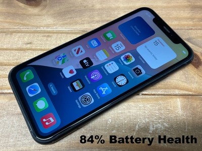 Apple iPhone XR - 64GB - Black (Unlocked) A1984 (CDMA + GSM) C Grade - 84% Bat