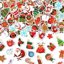 JULBEAR 300 Pcs Christmas Foam Sticker, Self Adhesive Puffy Scrapbook Sticker...