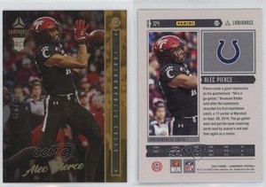 2022 Panini Luminance Rookie Gold /249 Alec Pierce #124 Rookie RC