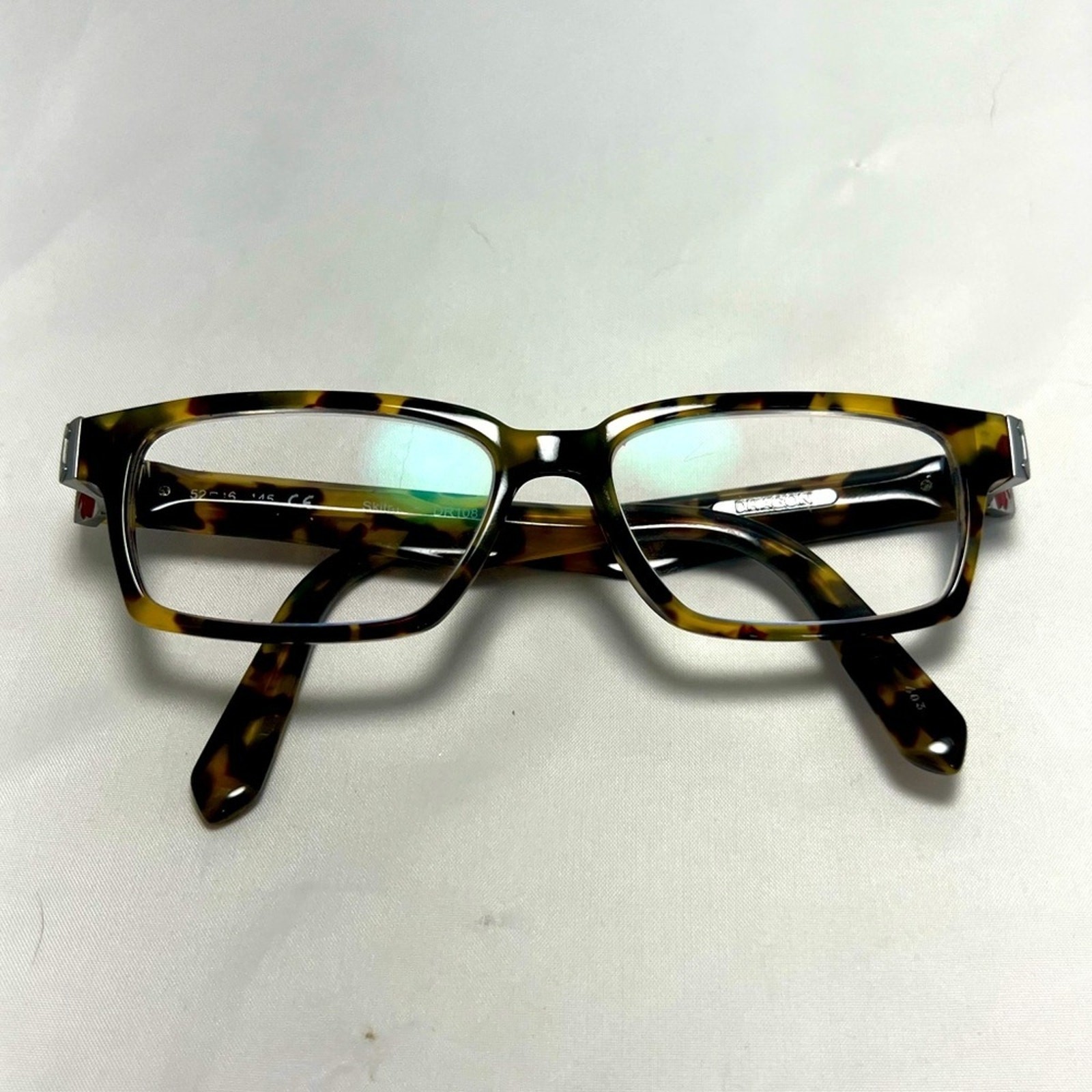 Dragon Skitmore Tortoise Rectangle Eyeglasses - F… - image 1