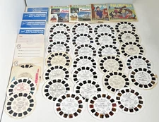 Vintage View-Master Lot Reels Sawyers GAF Disney X-Men King Kong Sesame Street