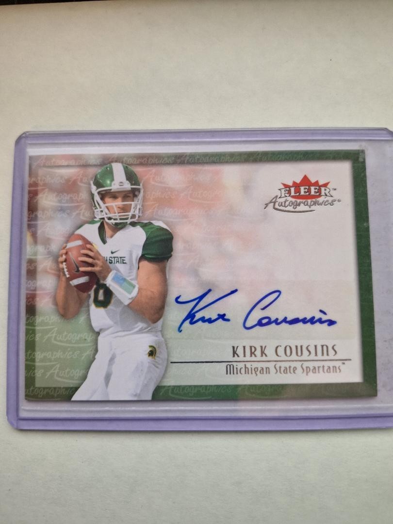 Kirk Cousins Fleer Retro 2000 Autographics #KC Base