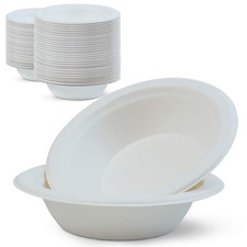 Green Earth Compostable Bowls 14 16 oz Natural Bagasse Fiber