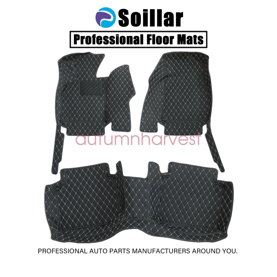 Alfombrillas forros delanteras y traseras de cuero de microfibra para Lexus ES250 ES350 2018-25 Foto 2 de 4