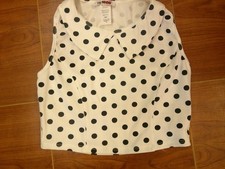 Dance Pre-Owned Crop Top Medium Adult Polka Dot Tag1080 Style 11860 Jazz Tap