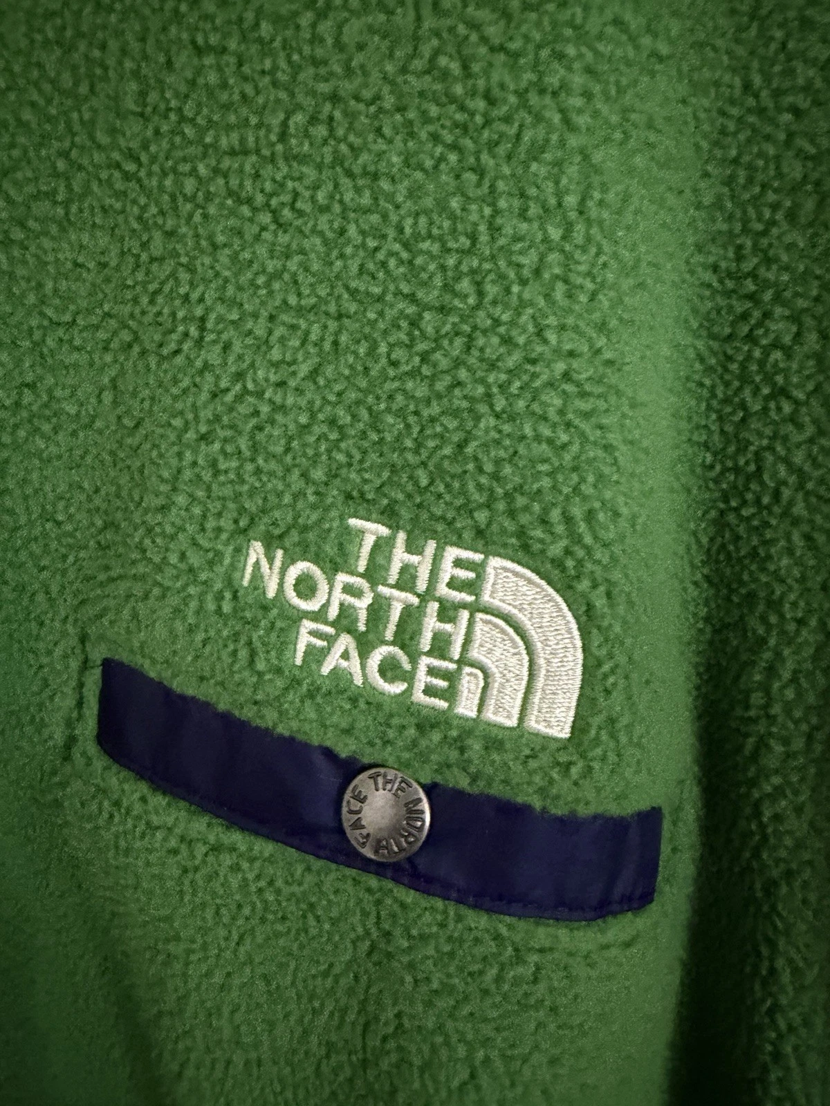 North Face x Brain Dead 89 Placket Pullover Fleece Green Size Large - product detail image 4